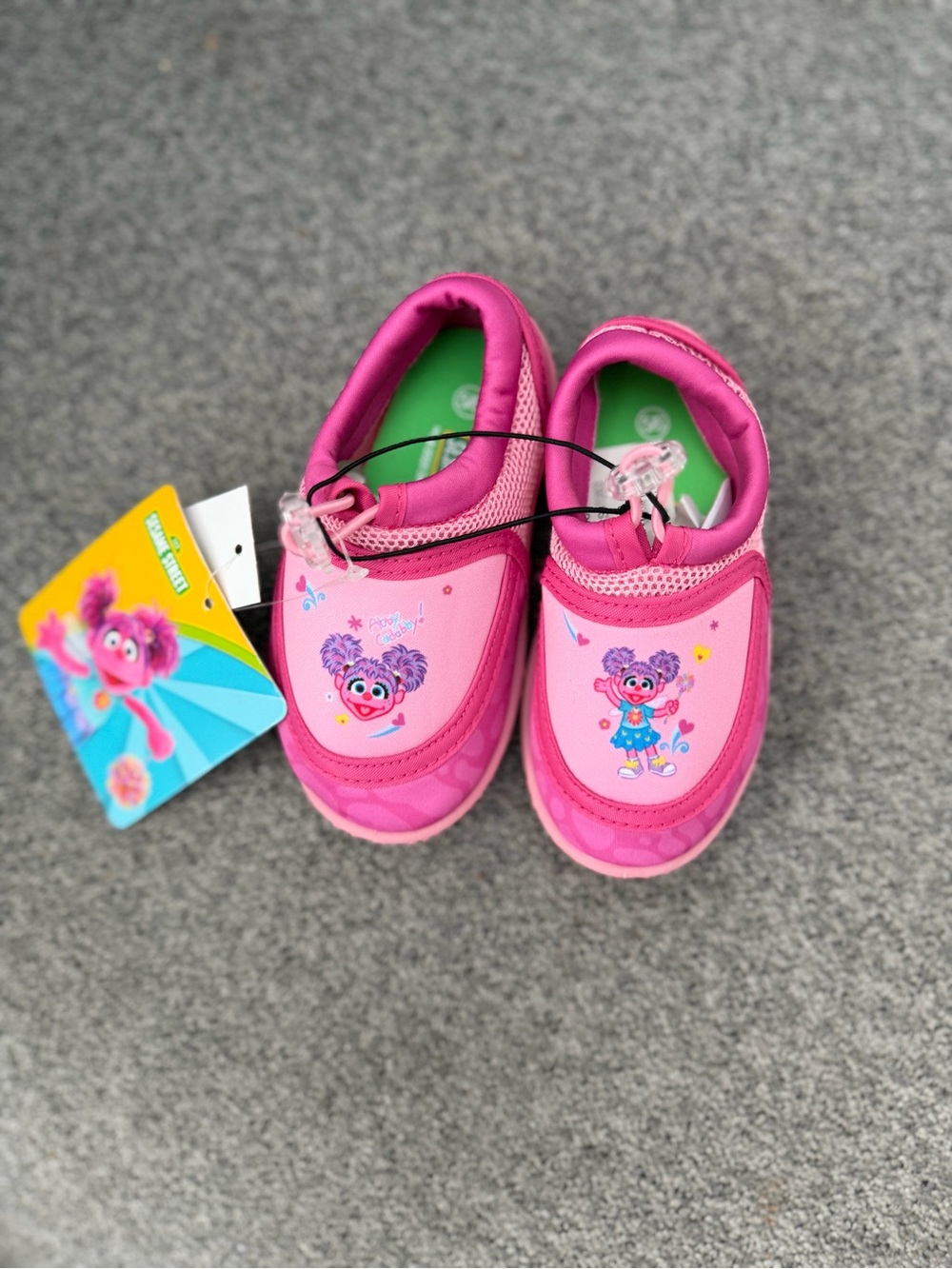 Sesame Street Abby Cadabby Pink Girls Water Shoes